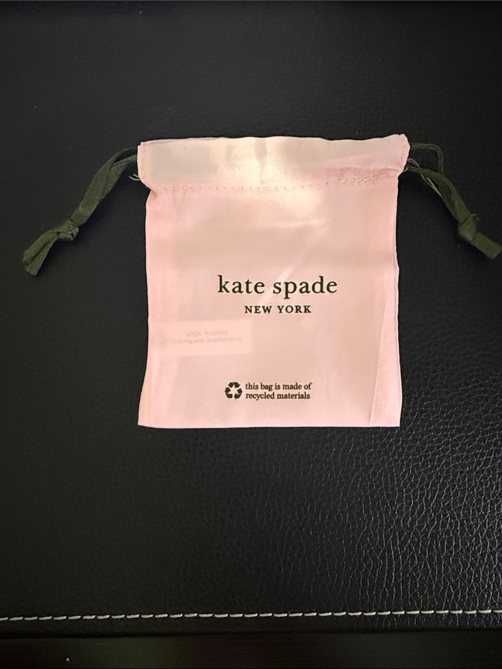 Kate Spade Pink Drawstring Dust Bag